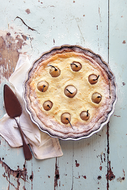 Ricotta Baby Pear Tart Acquacotta